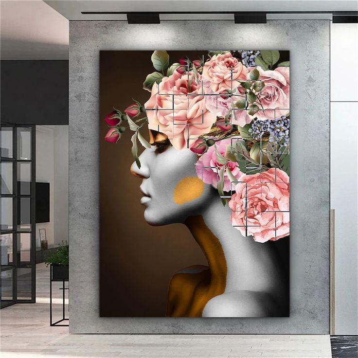 Rose head woman
