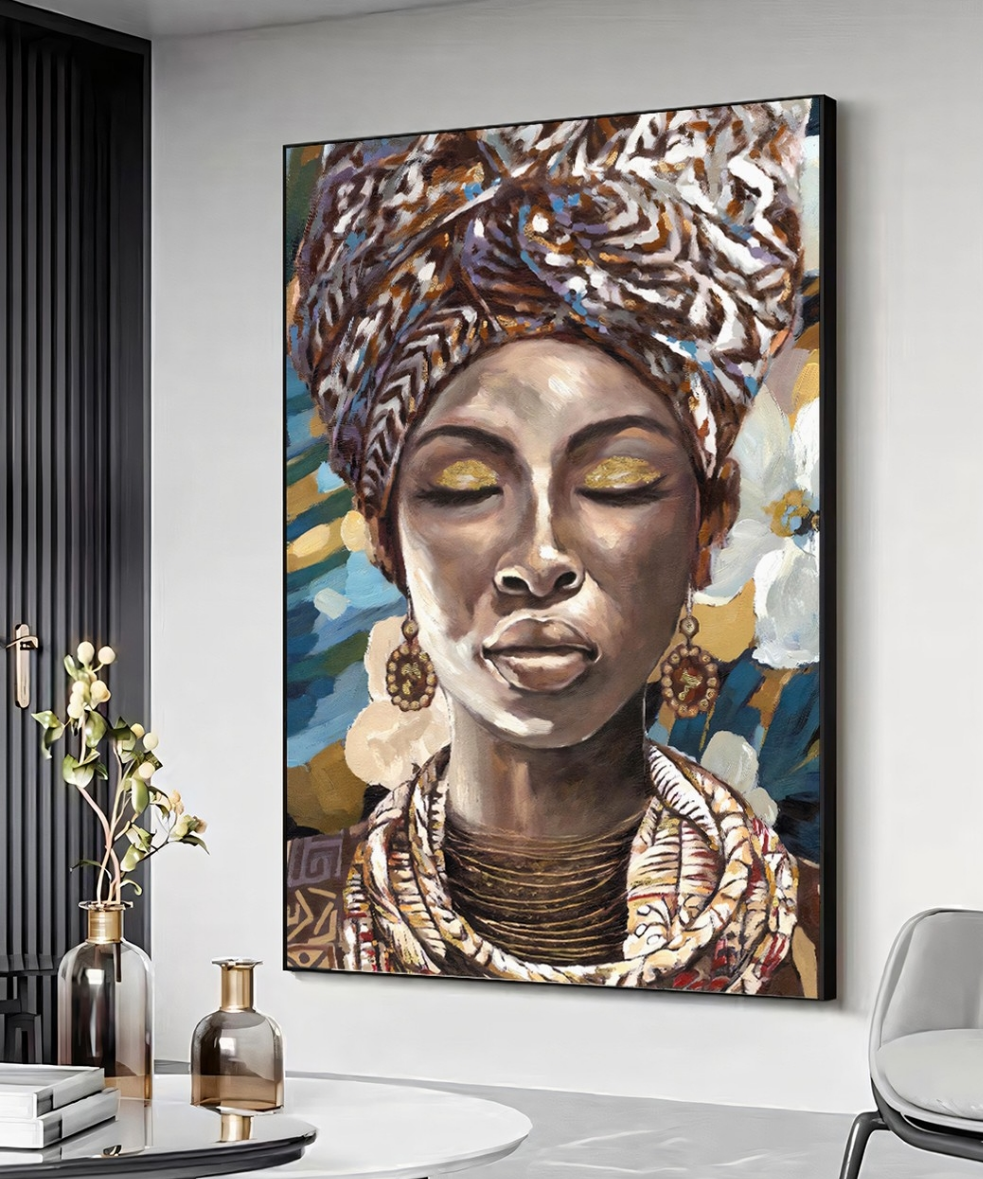 Portrait femme africaine