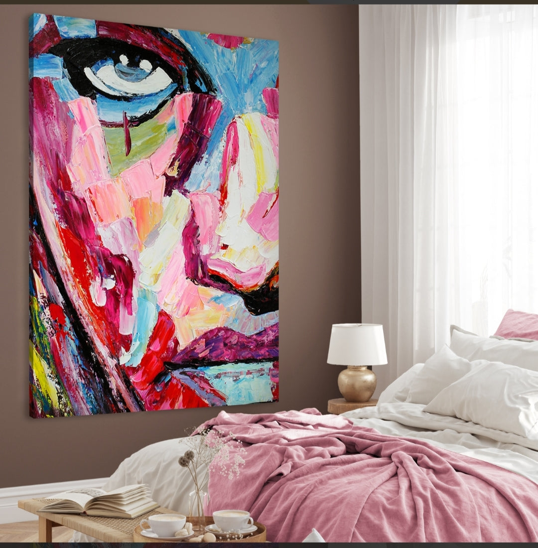 Colorful face