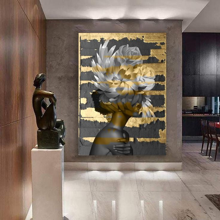 Rose head woman