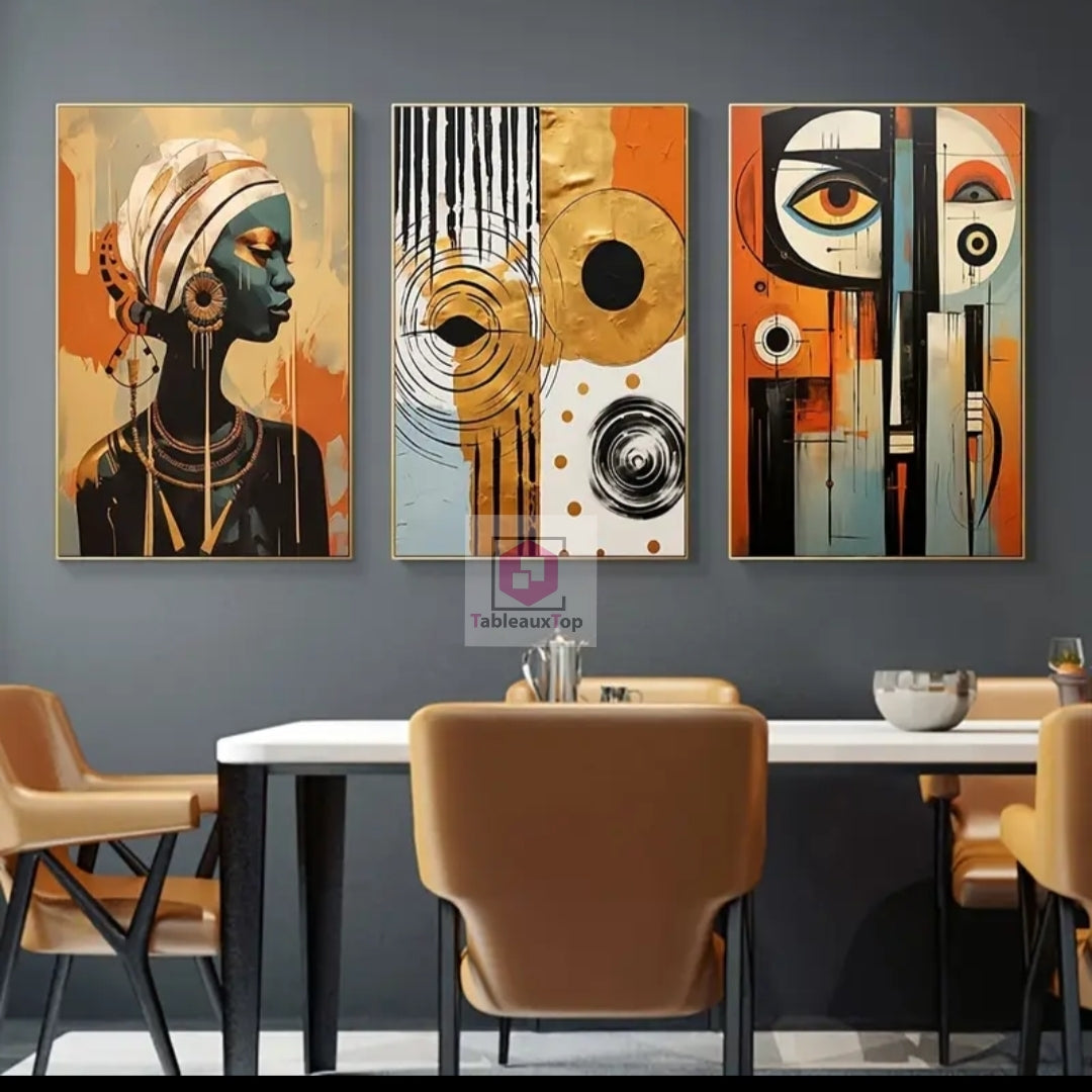Trois pièces bohémien moderne