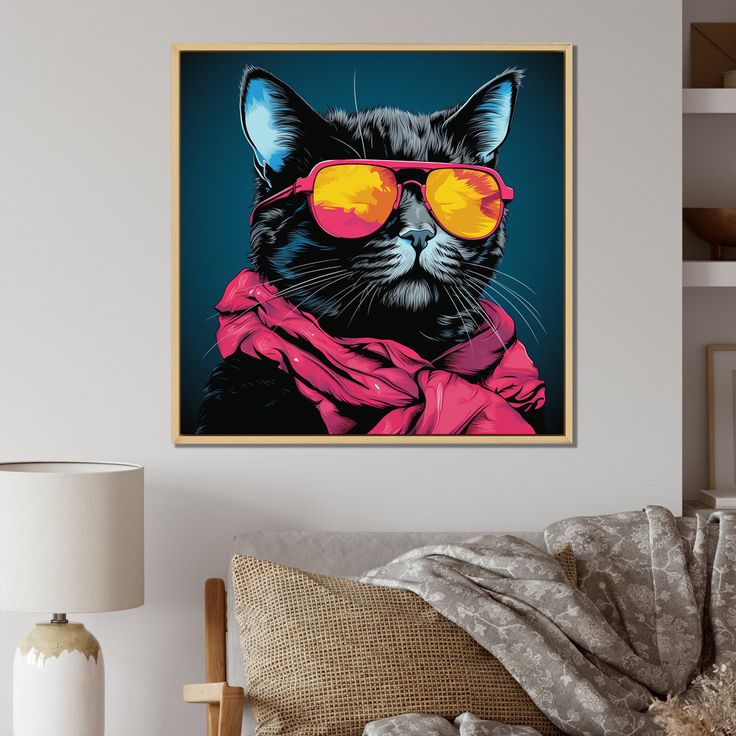 Colorful cat