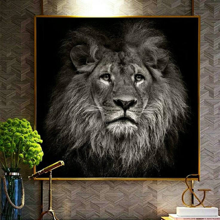 Tableau lion