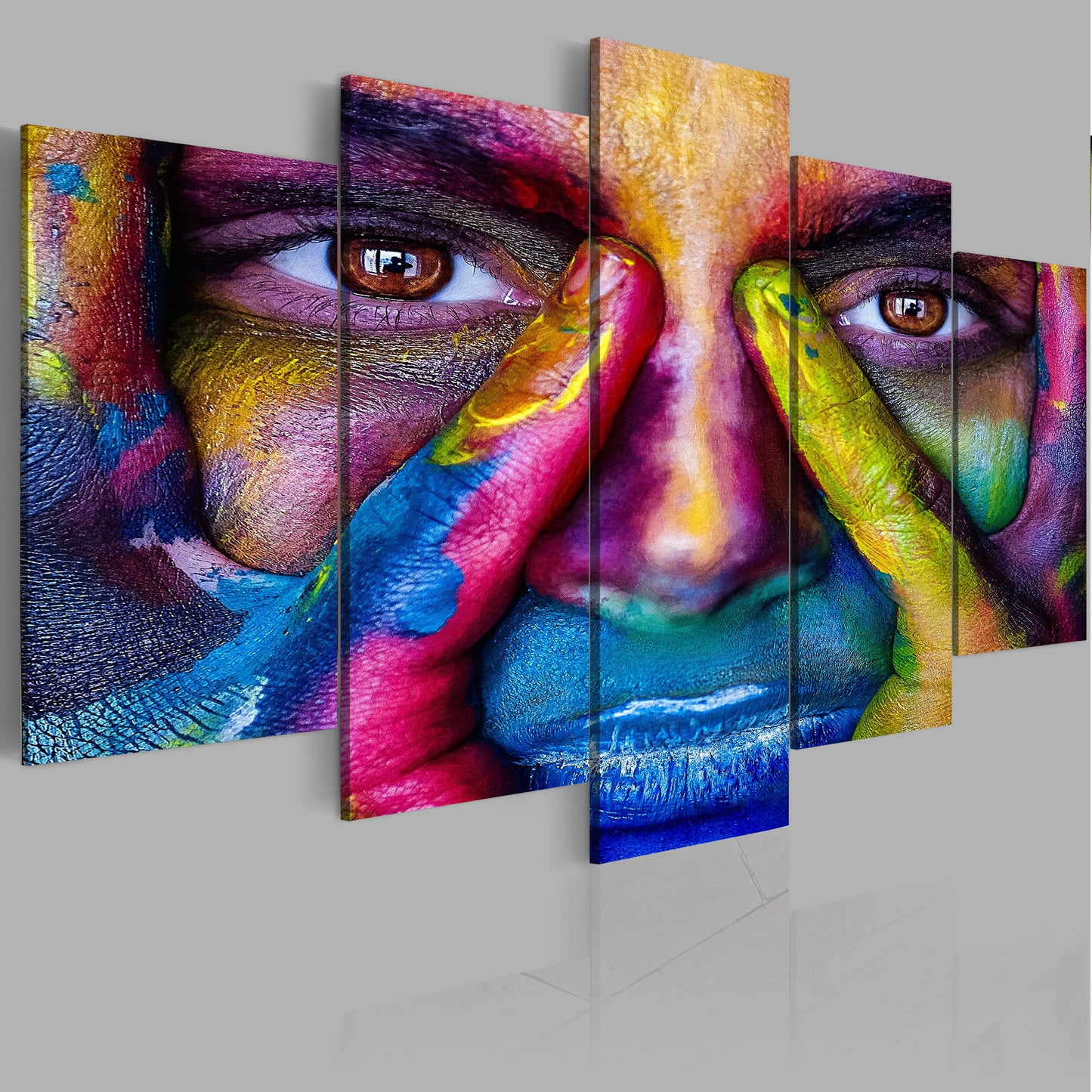 Colorful face
