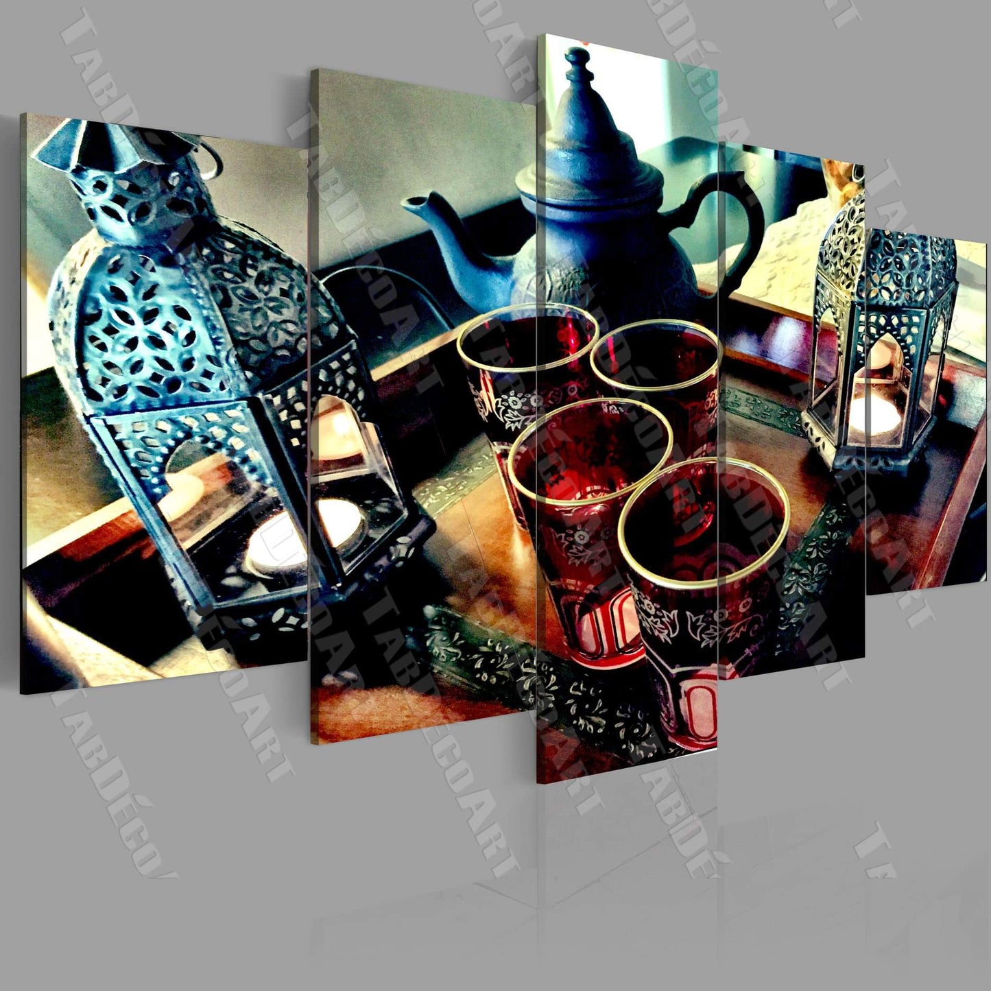 tableau thé marocain
