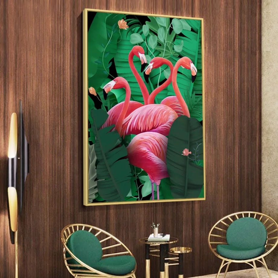 Tableau Flamant