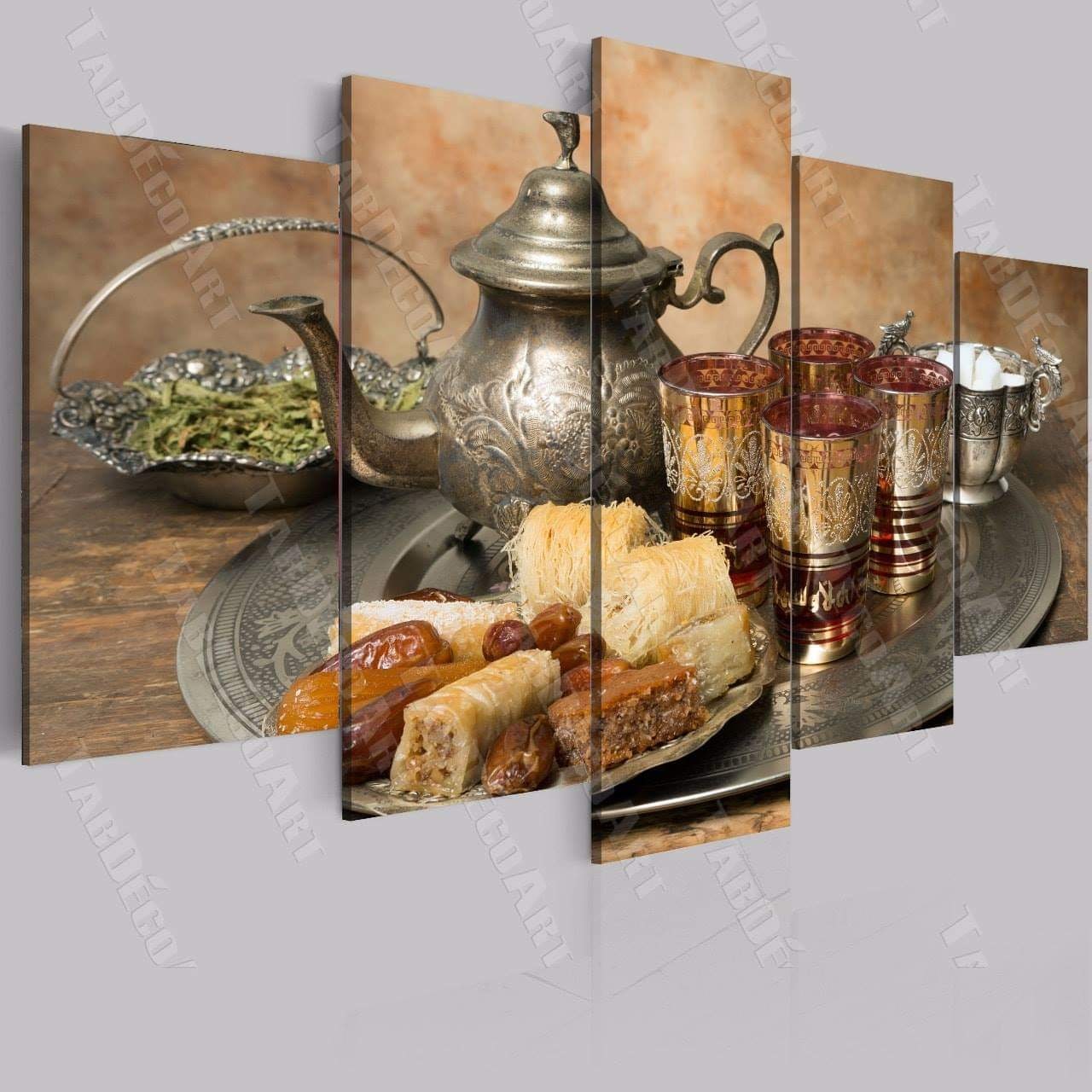 tableau thé marocain