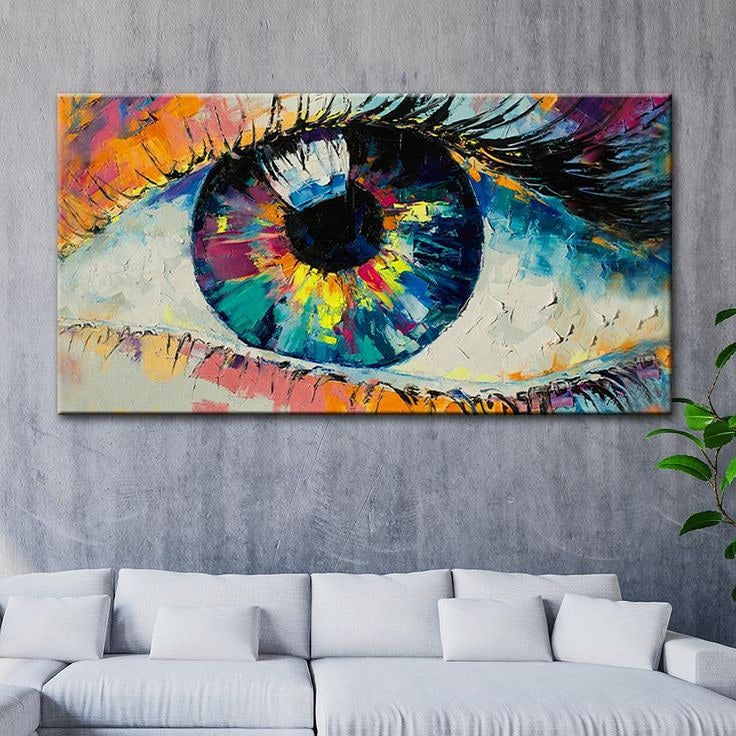 Colorful eye