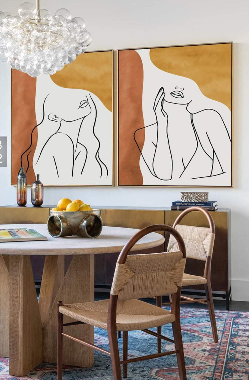 Abstract wall art