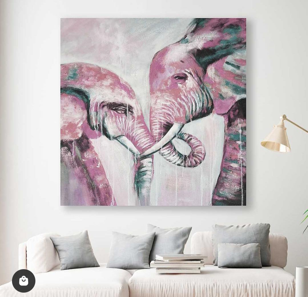 Tableau éléphants