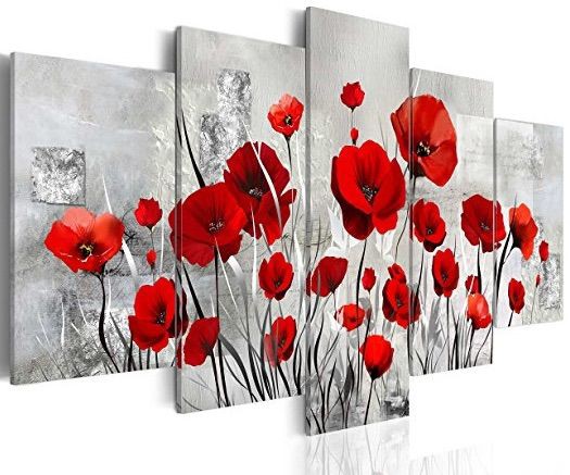 fleurs rouges