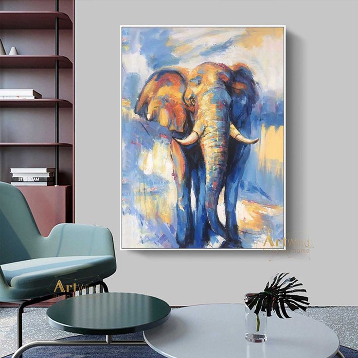 Tableau éléphant
