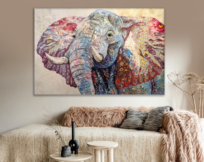Tableau éléphant