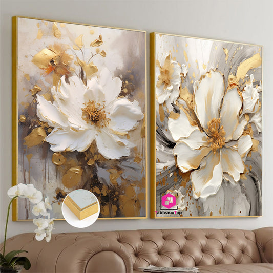 Art feuilles d'or 2pieces v12