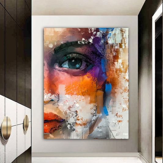 Visage femme