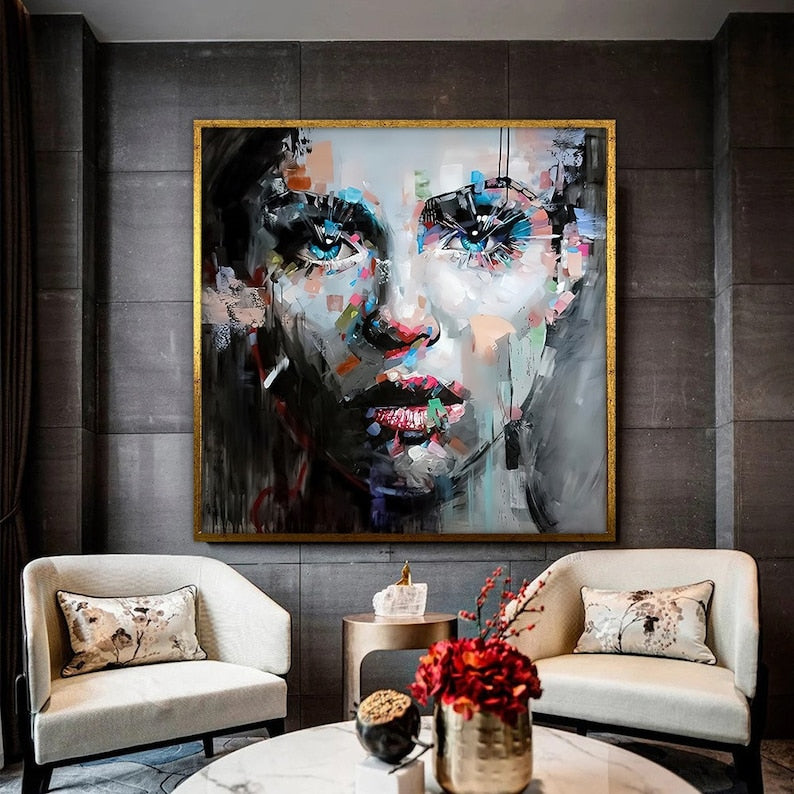 Visage femme