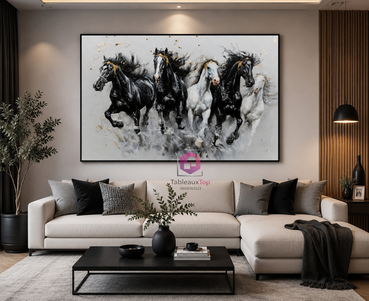 Horses wall art