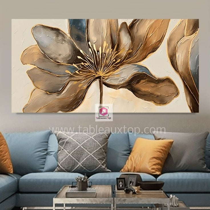 Fleur marron