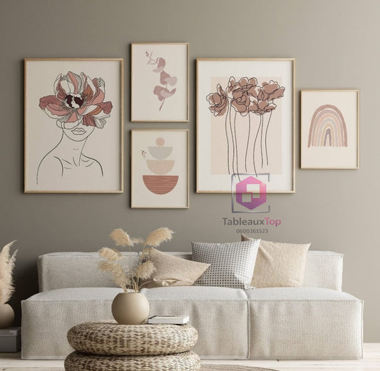 Set de 6 pièces modernes