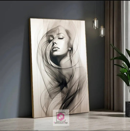 Tableau portrait féminin