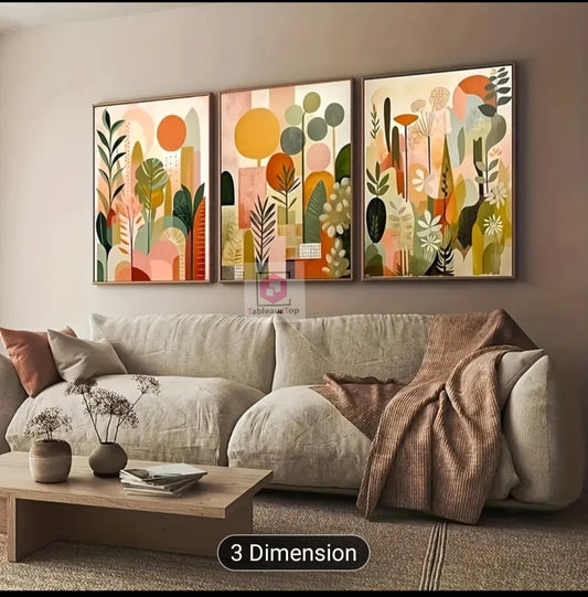 Trois pièces moderne