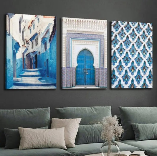 Tableau porte marocain