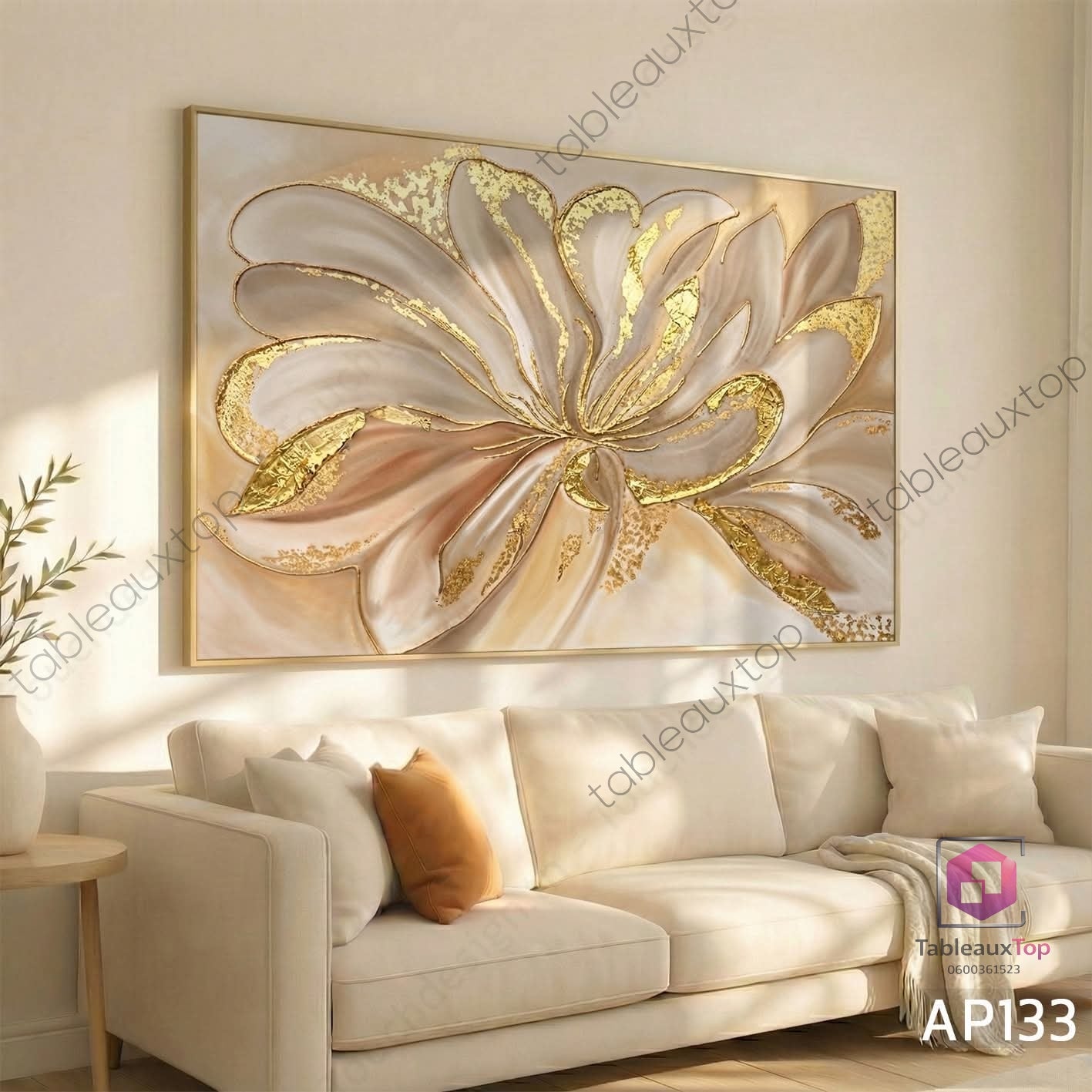 Flower wall art