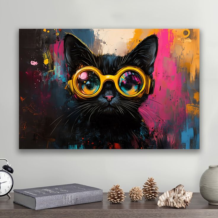 Colorful cat