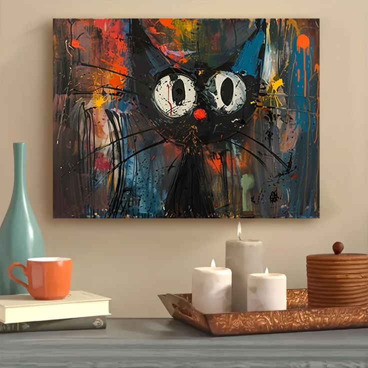 Colorful cat