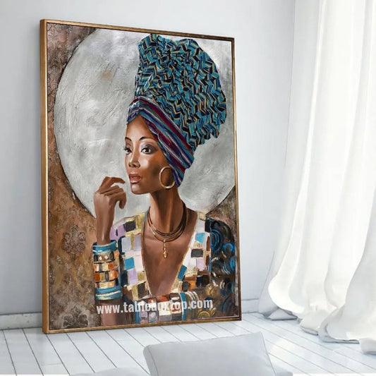 Tableau femme africaine