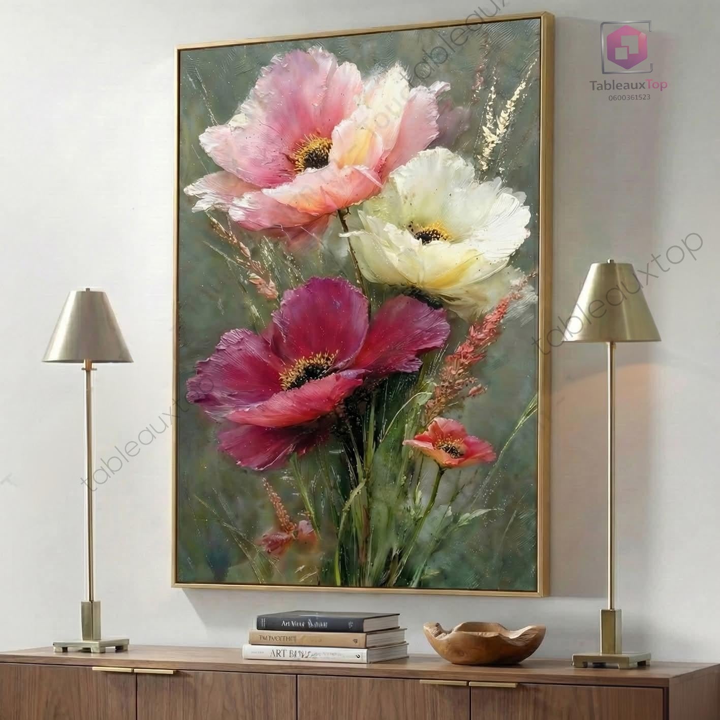 Flowers wall art