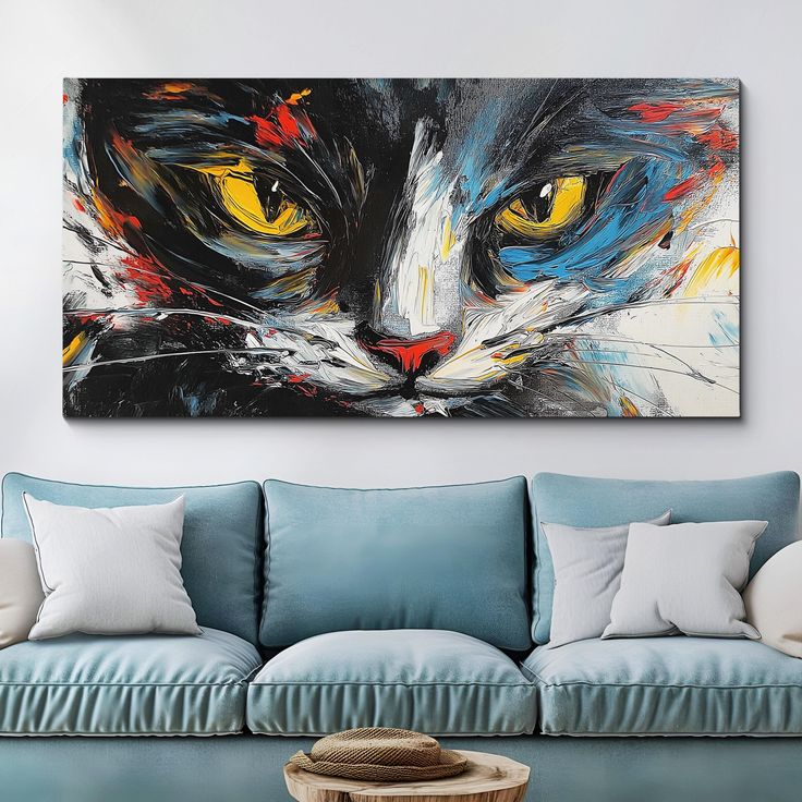 Colorful cat