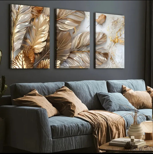 Tableau plumes moderne
