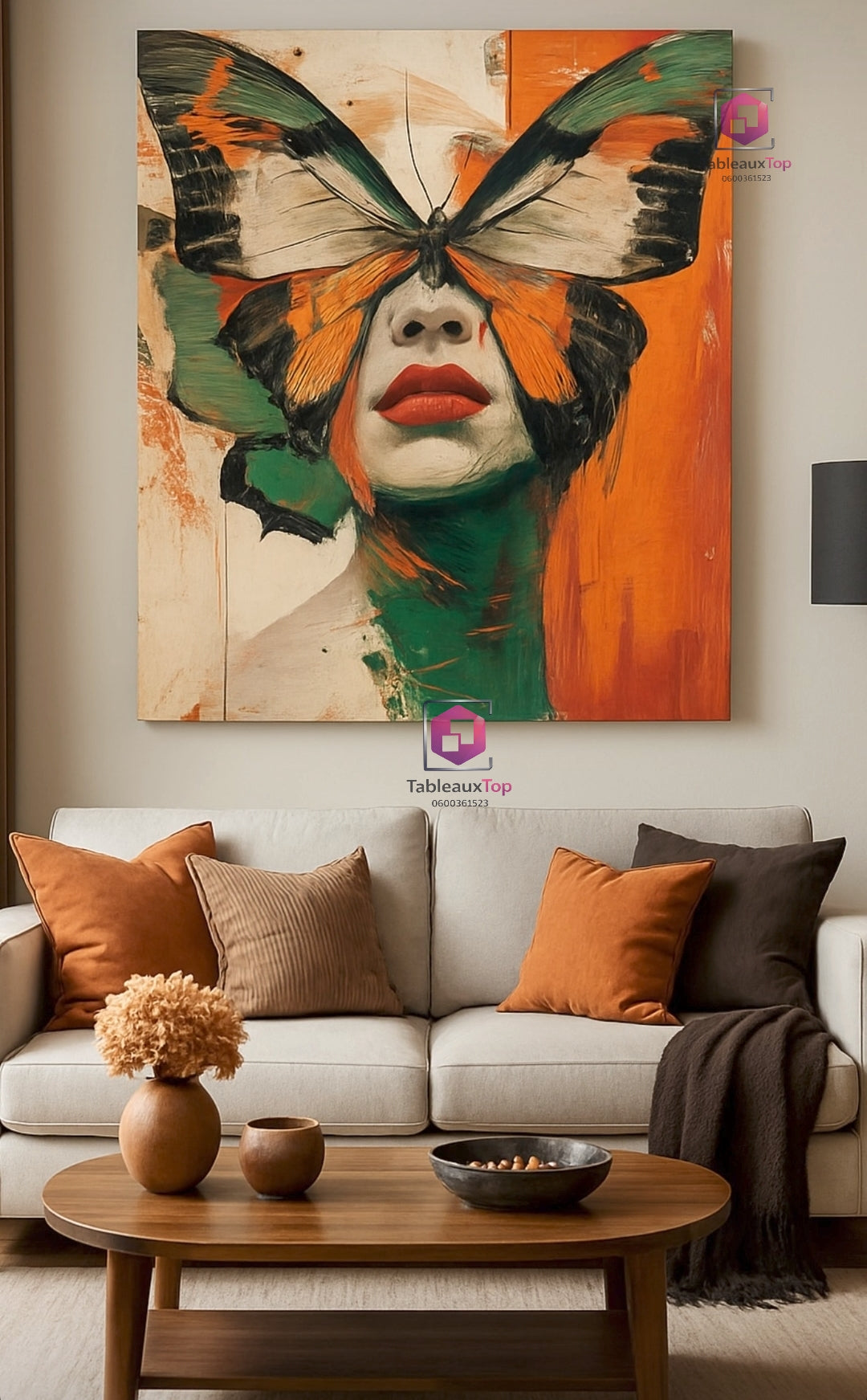 Colorful face