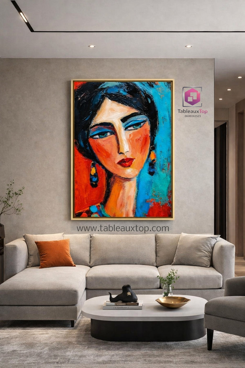 Colorful face