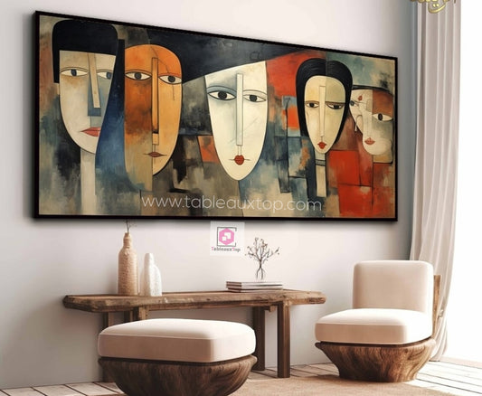 Abstract figuratif wall