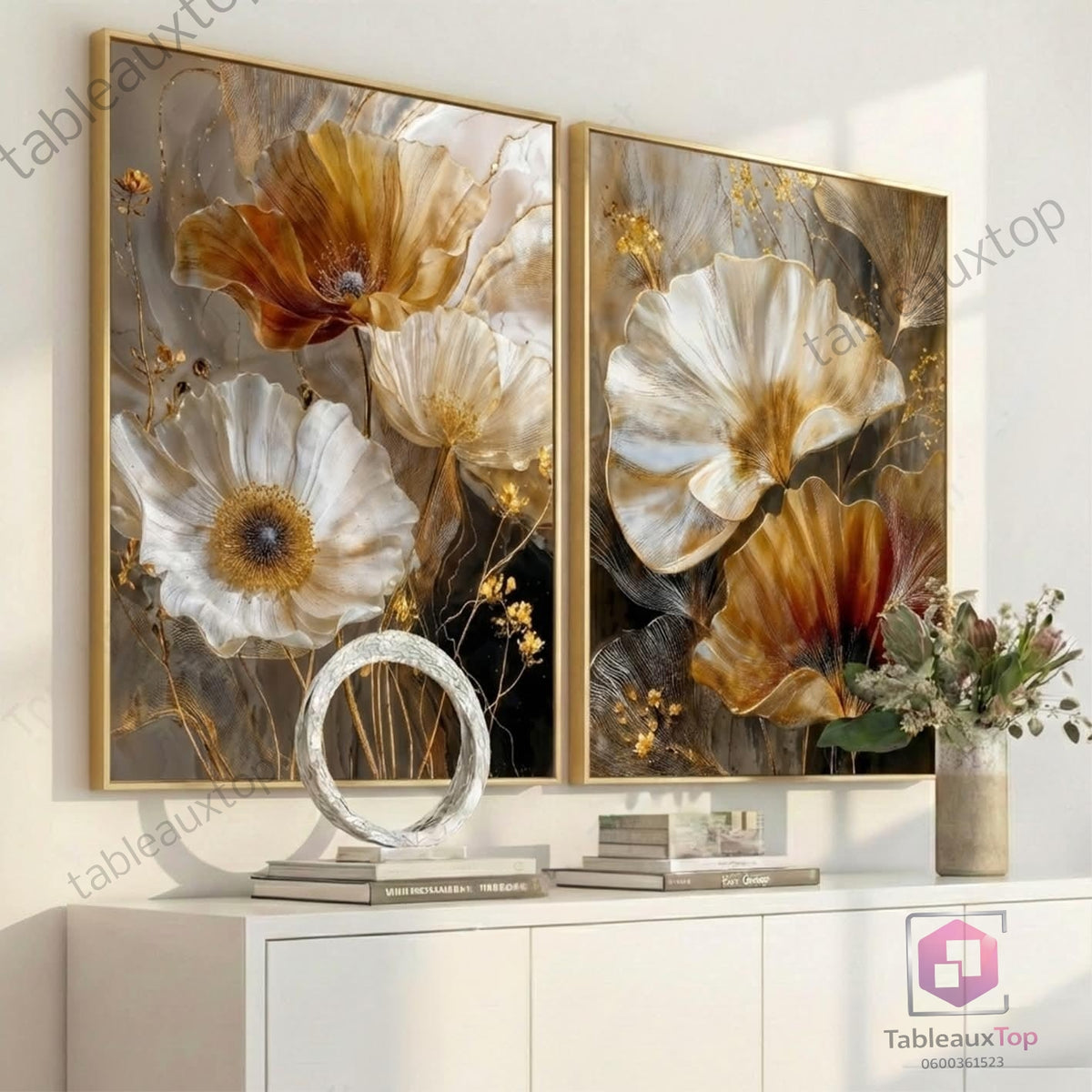 Floral art déco