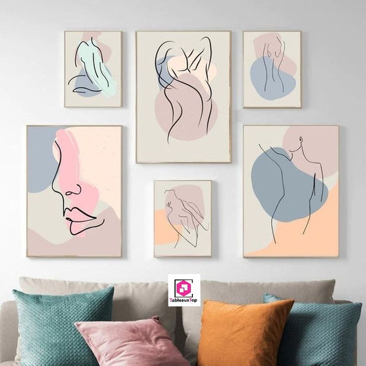 Set de 6 (figuratifs)