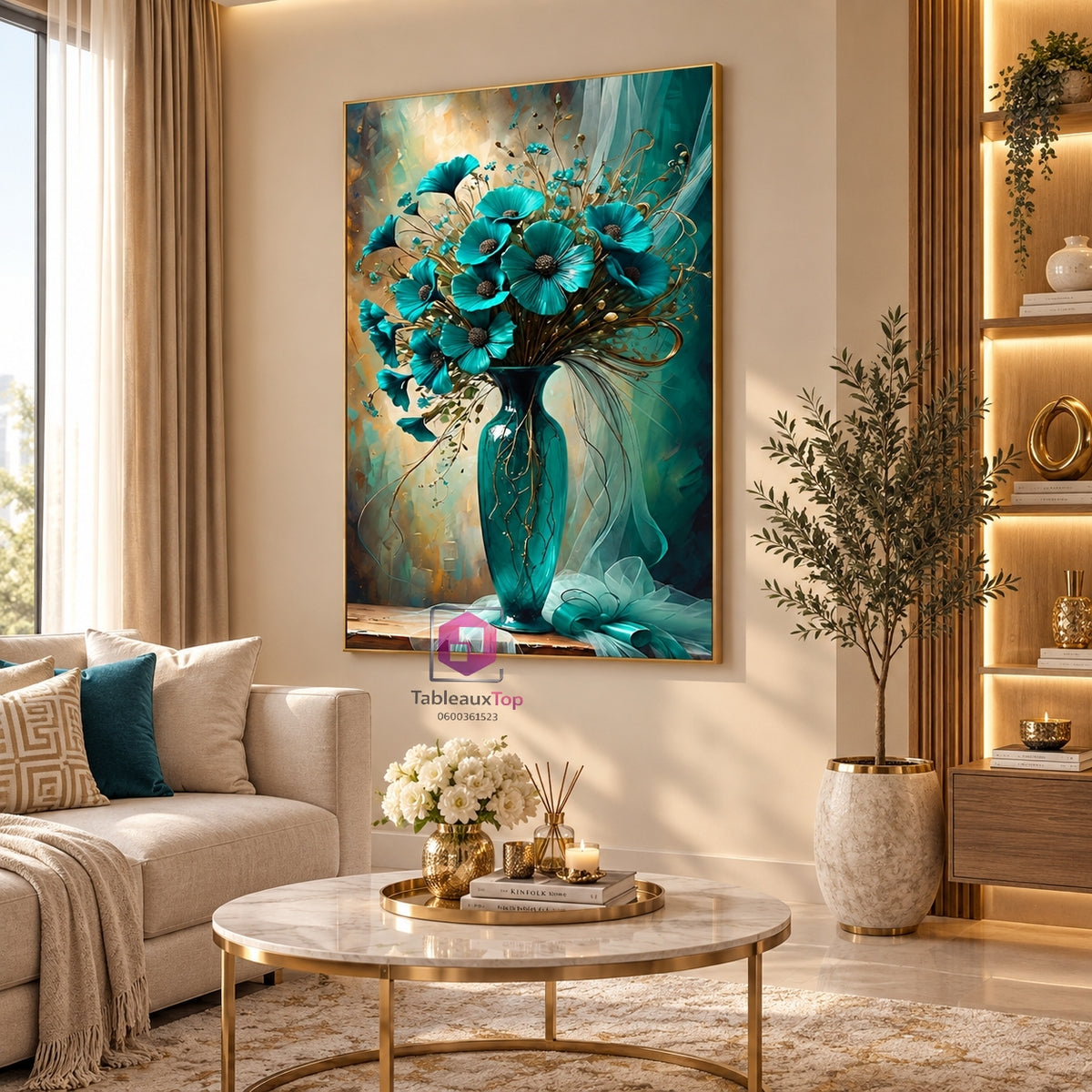 Élégance turquoise