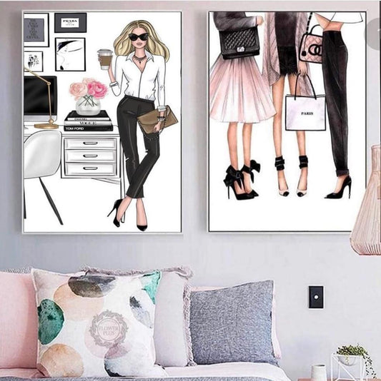 tableaux fashionistas