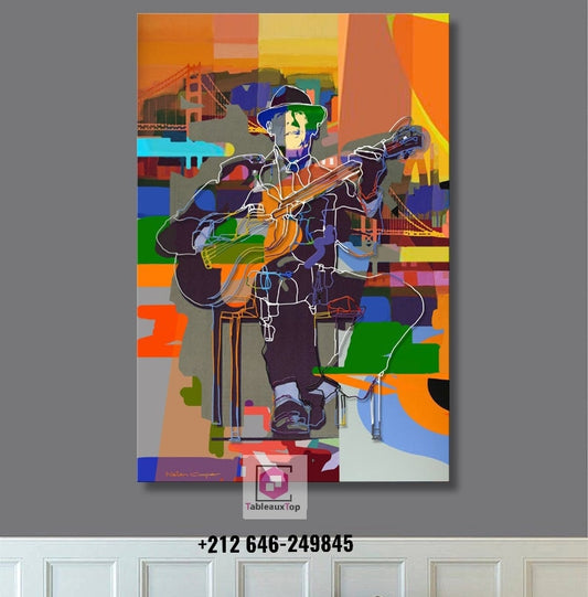 Tableau guitariste