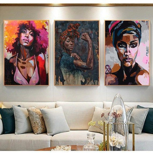 tableaux femmes africaines