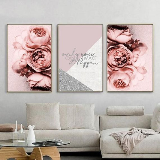 tableaux modernes ROSE